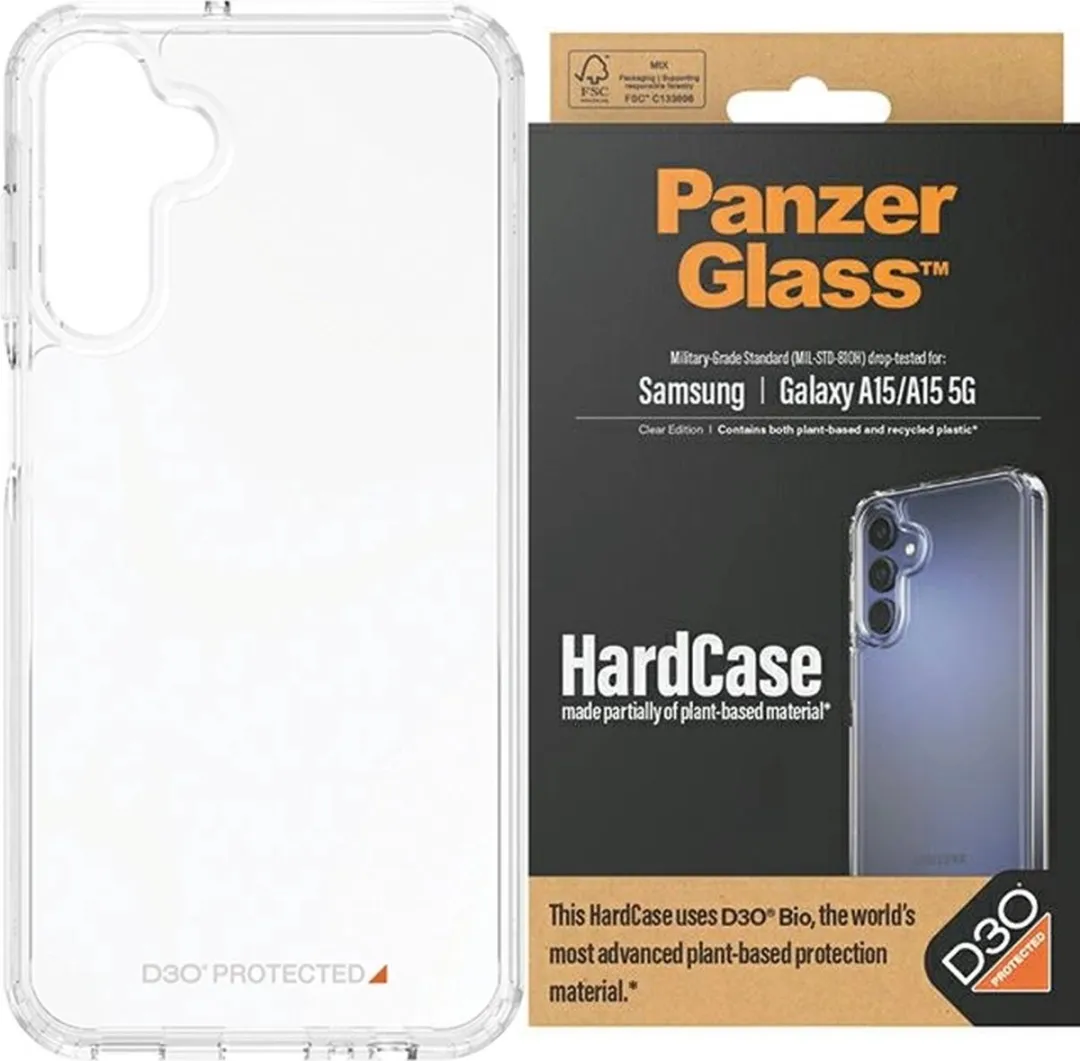 PanzerGlass Samsung Galaxy A15 HardCase D30 - Transparant
