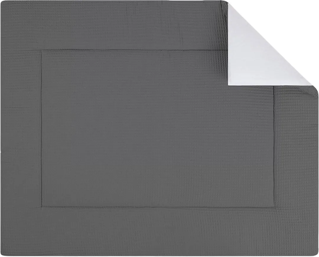 BINK Bedding Boxkleed Wafel Antra 80x100cm