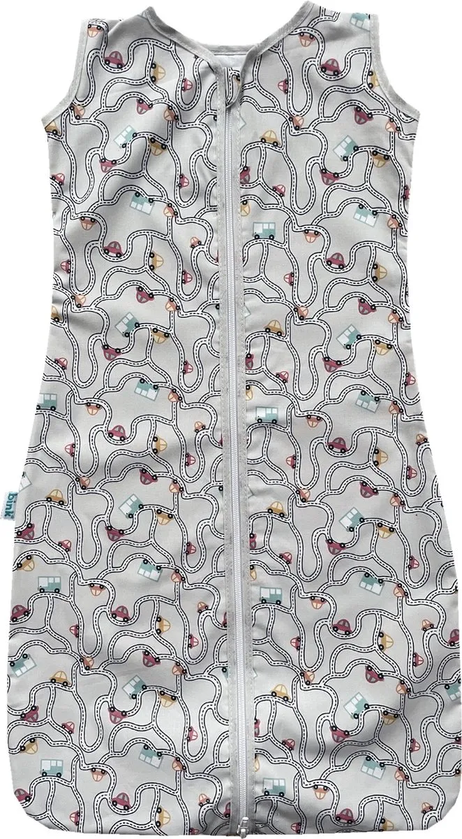 BINK Bedding Zomerslaapzak Traffic Grey 70 cm