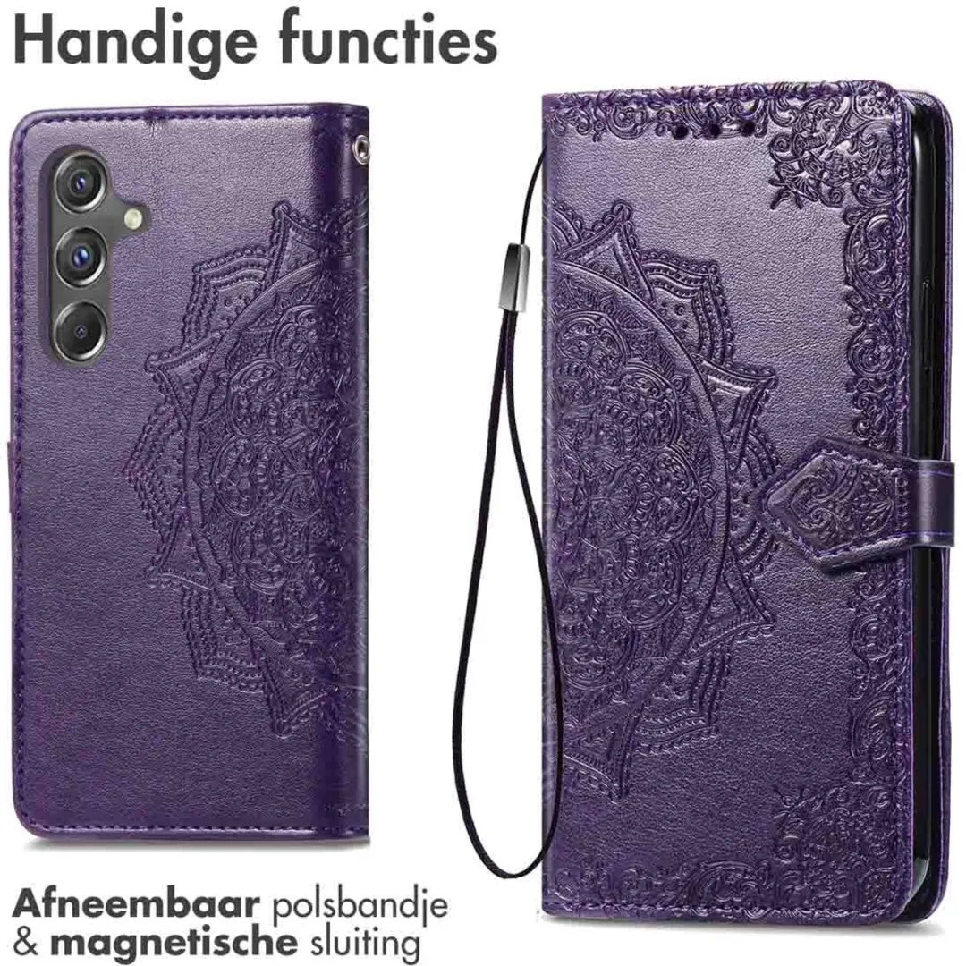 Imoshion Hoesje Samsung Galaxy A15 - Paars - 3 Pasjes