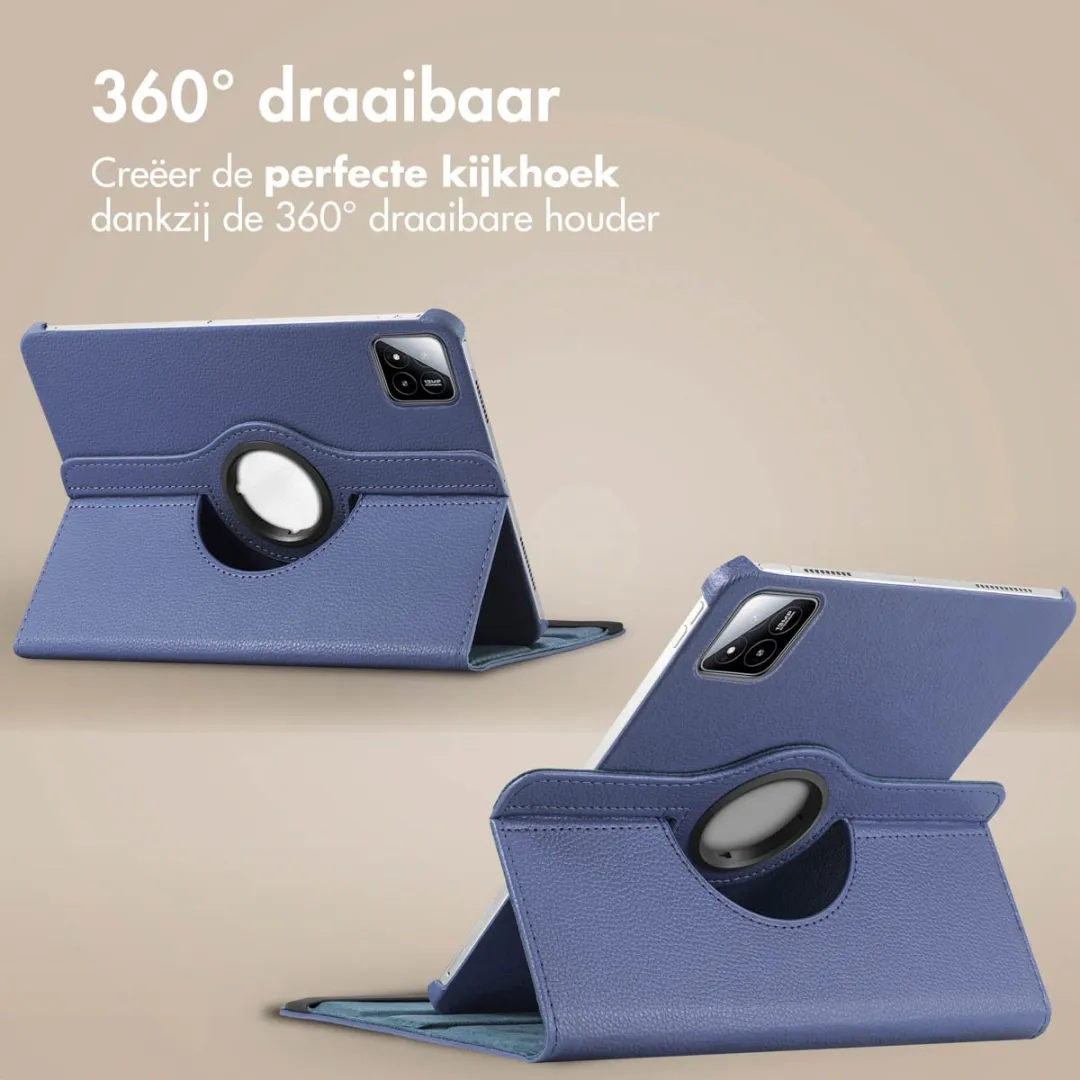 imoshion Tablethoes SH00085514 - Xiaomi Pad 7/7 Pro - 360° Bookcase - Donkerblauw