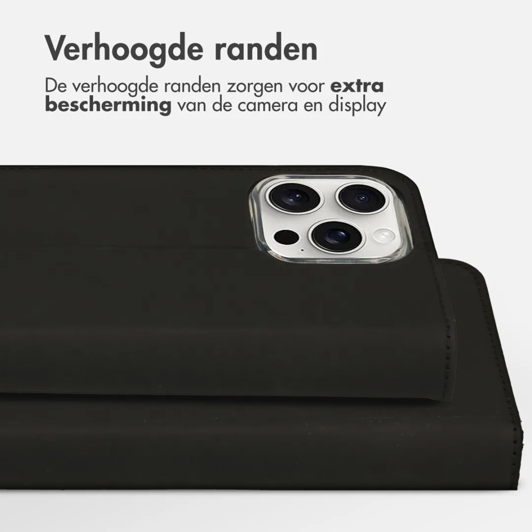 Accezz Hoesje iPhone 16 Pro Max - 3 Pasjes - Zwart
