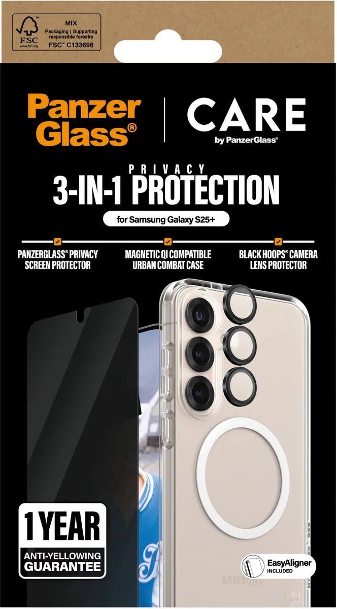 PanzerGlass Care Door 3in1 Set - Zwart