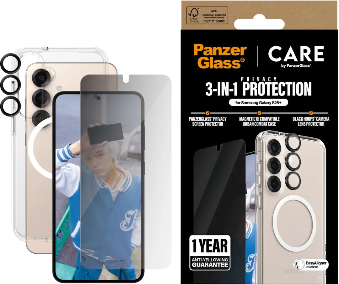 PanzerGlass Care Door 3in1 Set - Zwart