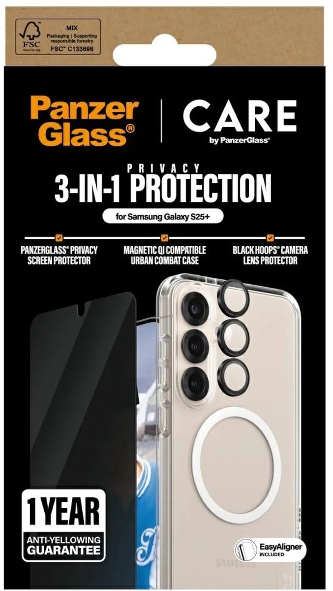PanzerGlass Care Door 3in1 Set - Zwart