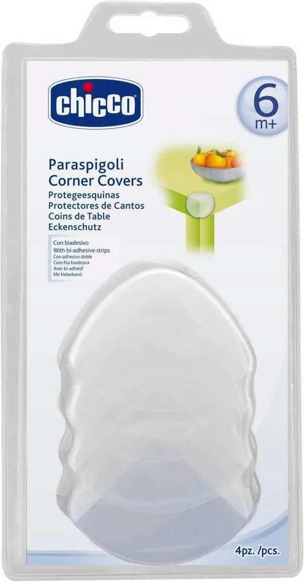 Chicco Tafelhoekbeschermers Silicone - 4 Stuks