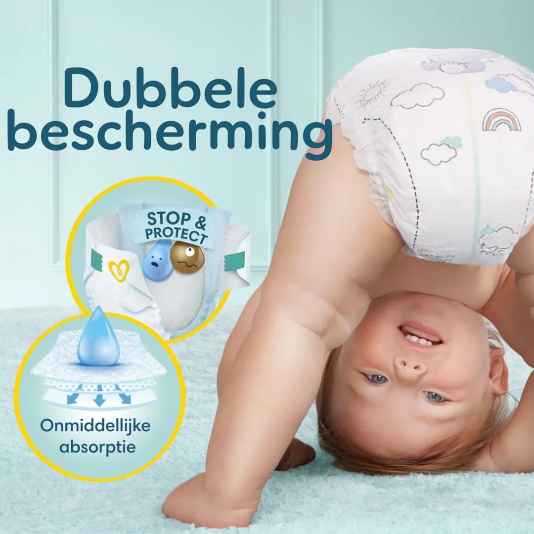 Pampers Premium Protection Maat 3 Luiers - 192 Stuks