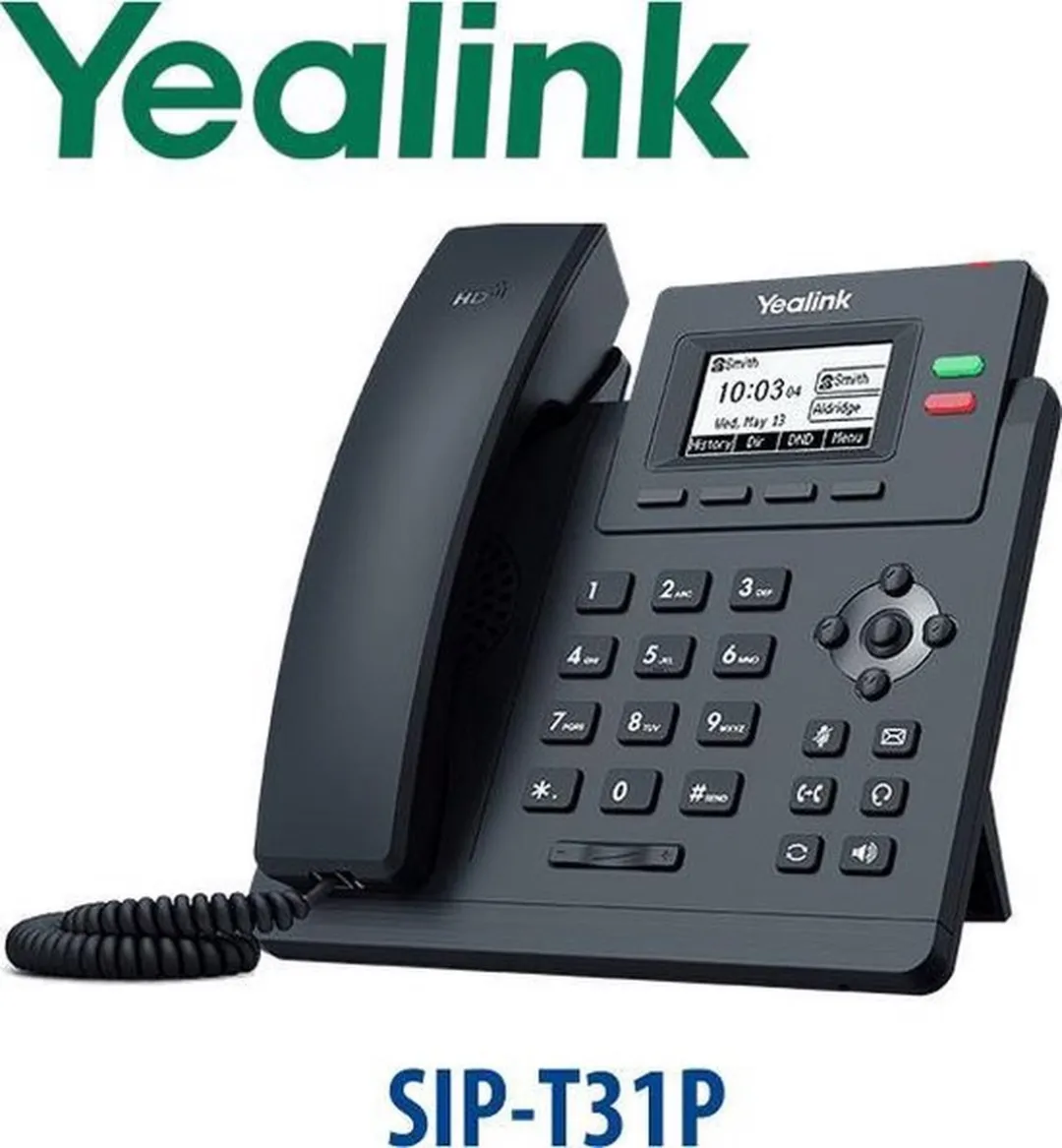 Yealink SIP-T31P bekabelde handset - IP-telefoon VoIP