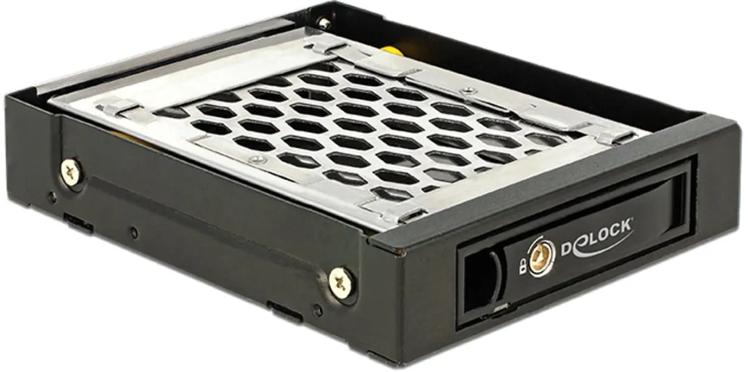 Delock 47228 Mobile Rack 2.5" SATA/SAS - 1 Bay - Zwart - afbeelding 6 van 6