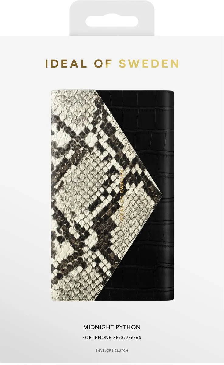 iDeal of Sweden Envelope Clutch iPhone 8/7/6/6s/SE - Python - 3 Pasjes