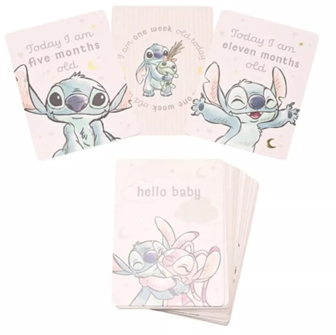 Disney Stitch Milestone Cards