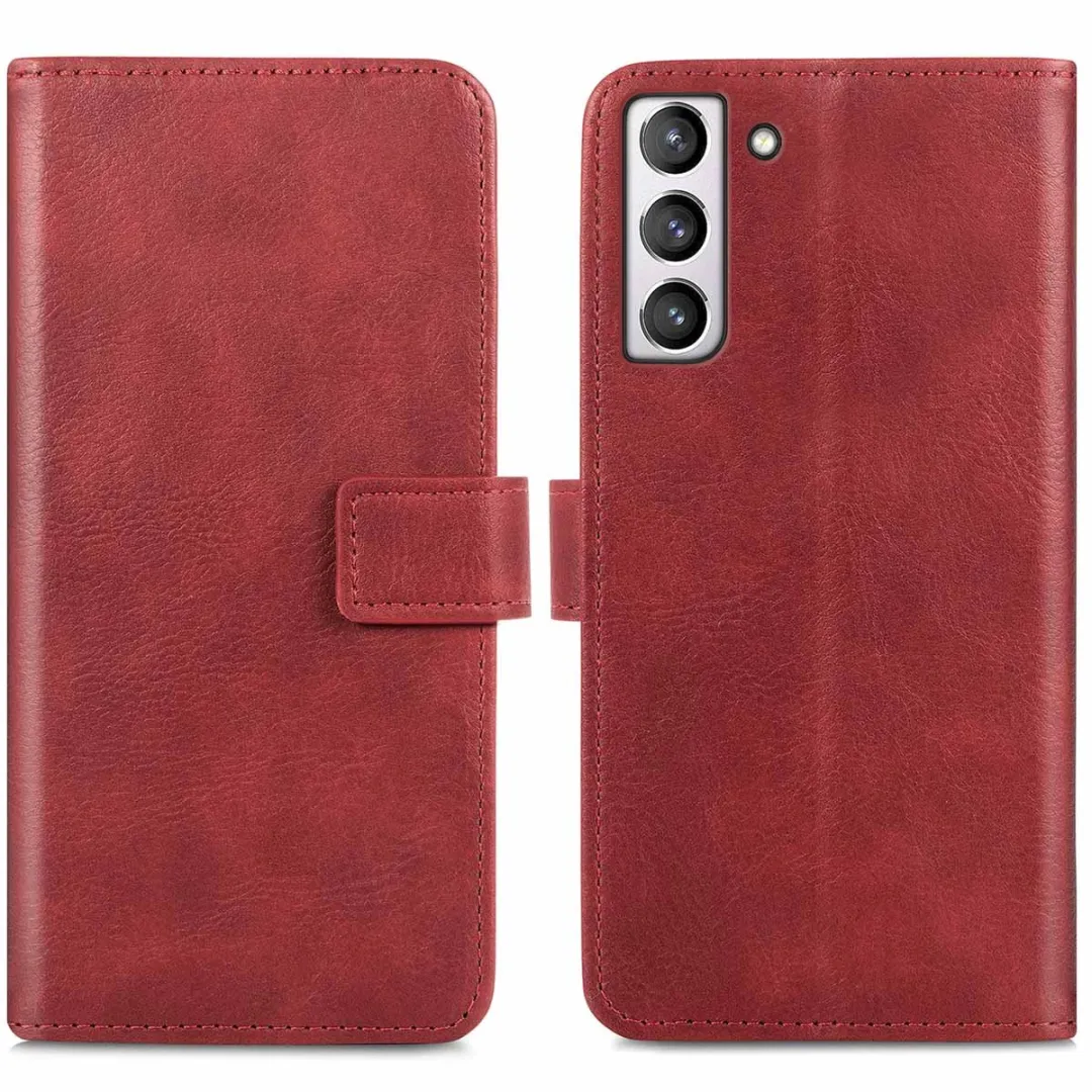 Imoshion Hoesje Samsung Galaxy S21 FE - 3 Pasjes - Rood