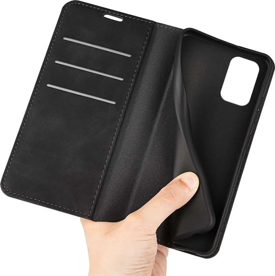 Just in Case Bookcase Hoesje Samsung Galaxy A23 - 4 Pasjes - Zwart