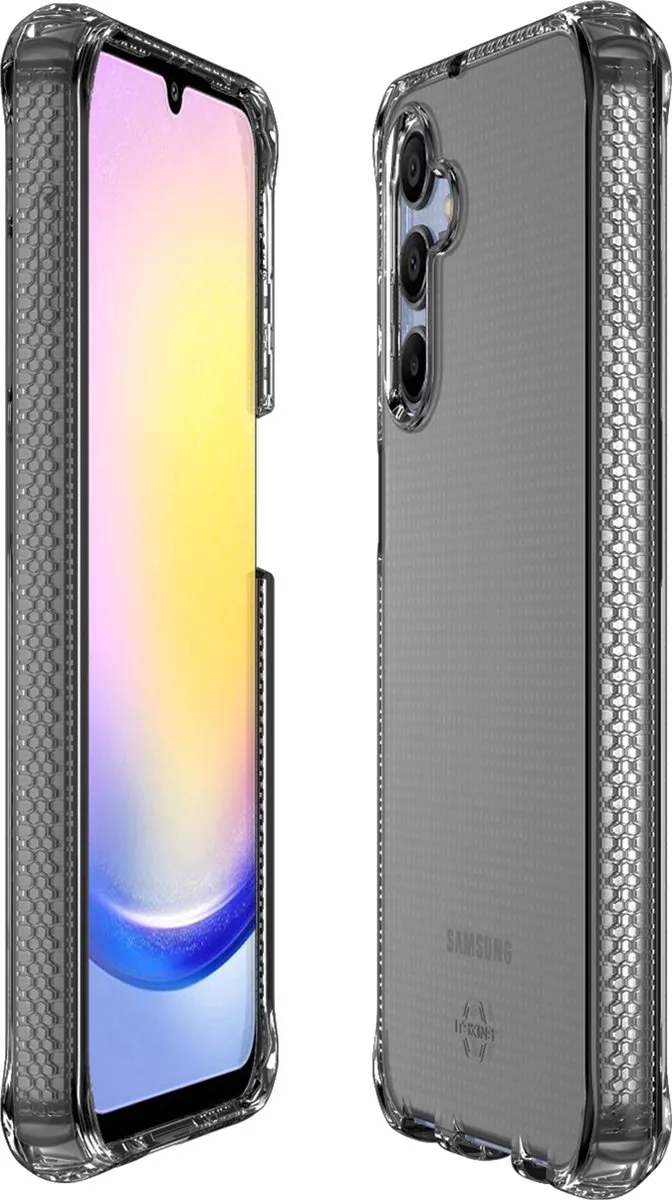 ITSKINS Spectrum R Clear Samsung Galaxy A25 Hoesje - Zwart/Transparant