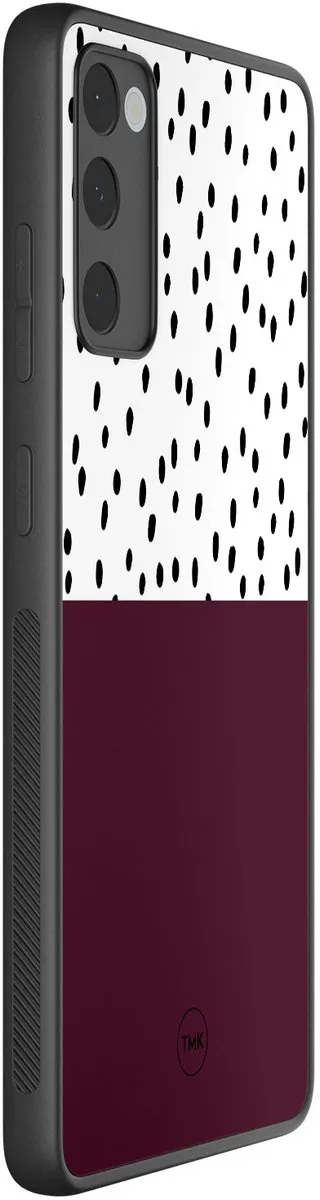 Casevibes S/S20FE/B/029 Hoesje Samsung Galaxy S20 FE - Paars - Geometrisch patroon