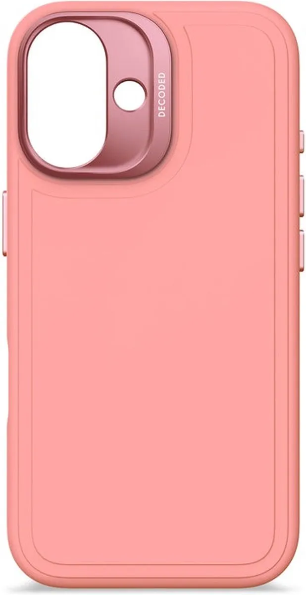 Decoded Siliconen Hoesje iPhone 16 - Bubble Gum Roze - MagSafe