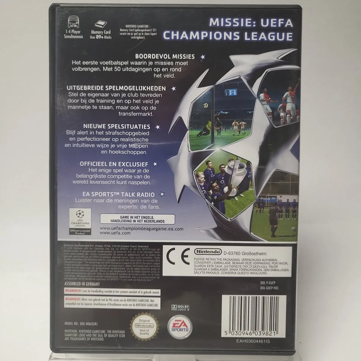 EA UEFA Champions League 2005 Voetbalgame