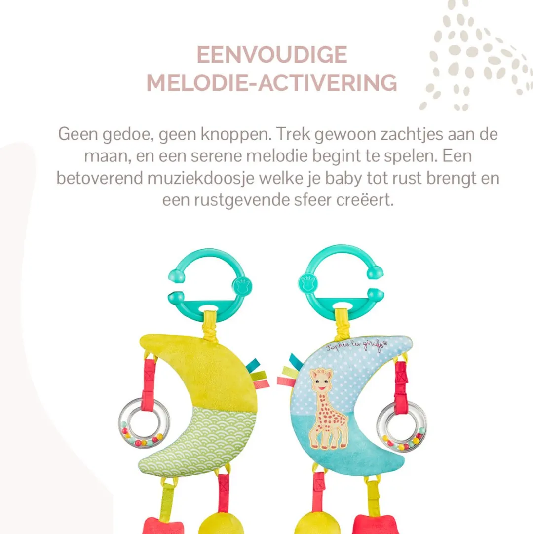 Sophie de Giraf Muziekmobiel - Meerkleurig