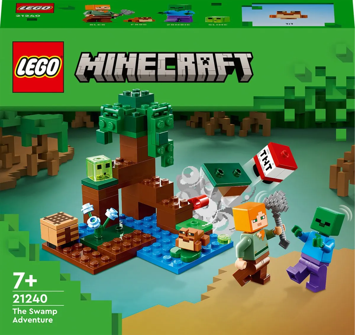 LEGO Minecraft Het Moerasavontuur 21240 Bouwset