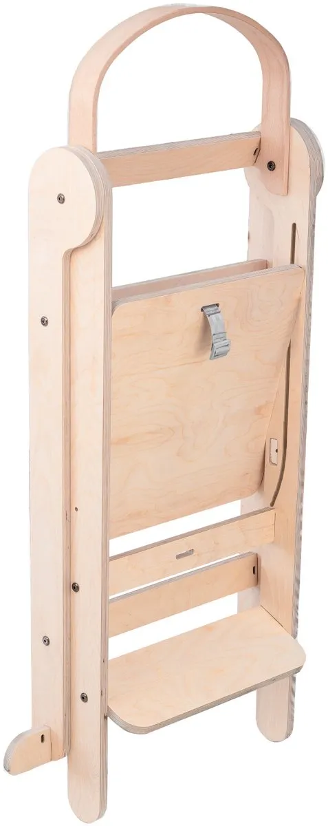 Mamatoyz Leertoren - Opvouwbaar en verstelbaar - Naturel