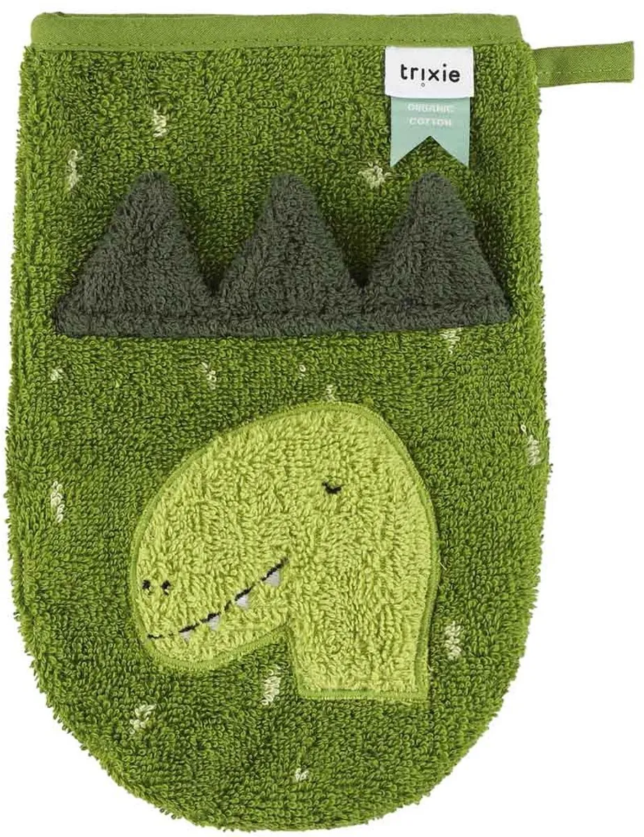 Trixie Washandje 2-pack - Mr. Dino & Mrs. Elephant