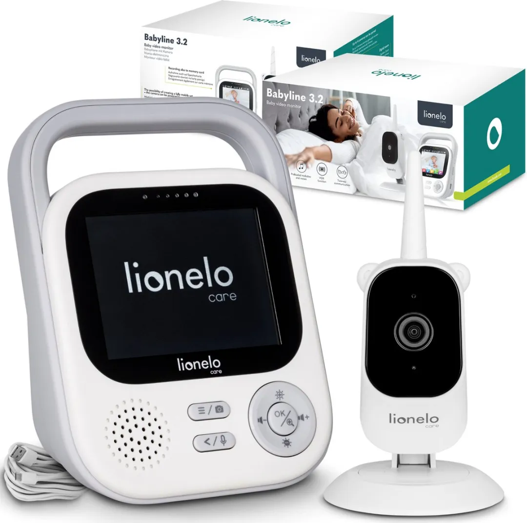 Lionelo Babyline 3.2 Babyfoon Full HD - 2.8" - Wit