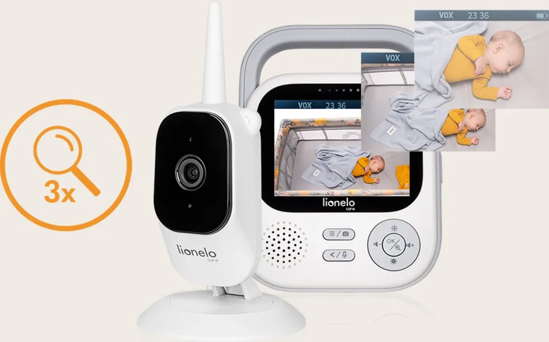 Lionelo Babyline 3.2 Babyfoon Full HD - 2.8" - Wit