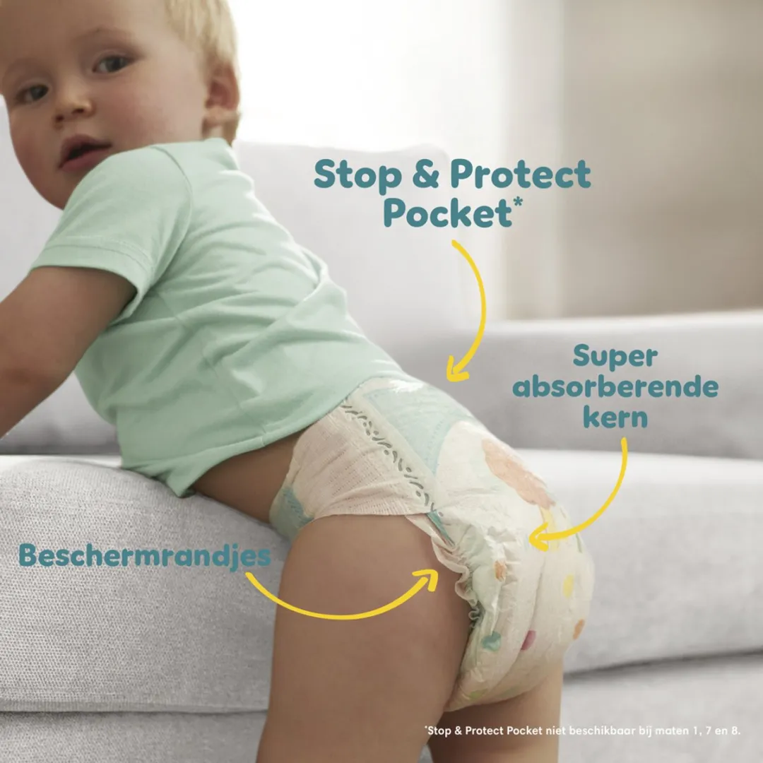 Pampers Baby-Dry Maat 7 Luiers - 132 Stuks