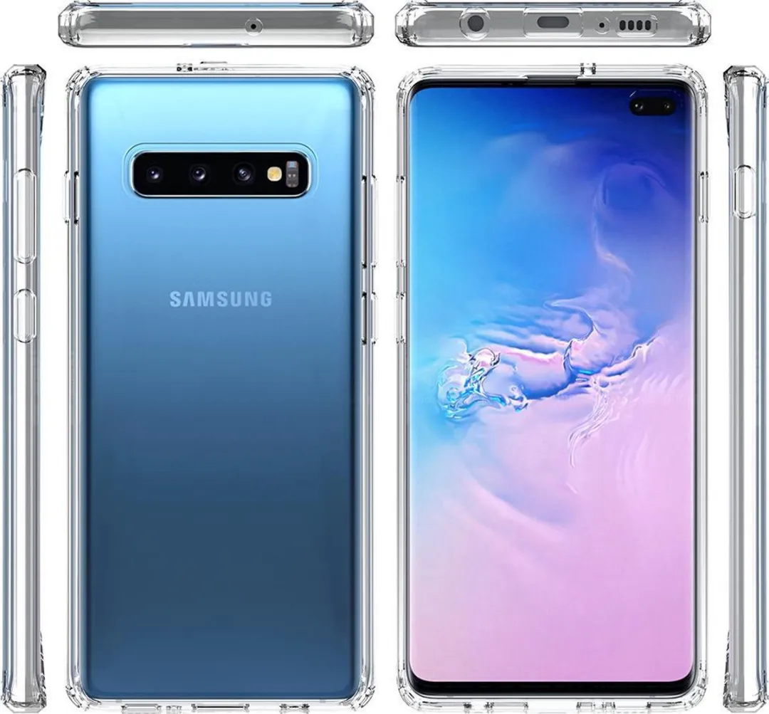 BMAX TPU Hoes Samsung Galaxy S10+ - Transparant - MPN 4534345823
