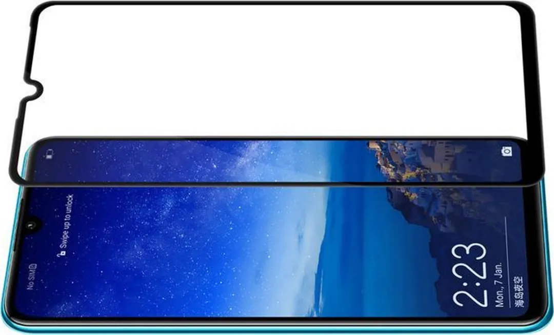 Nillkin Amazing CP+ Tempered Glass Huawei P30 Lite - Zwart - afbeelding 2 van 3