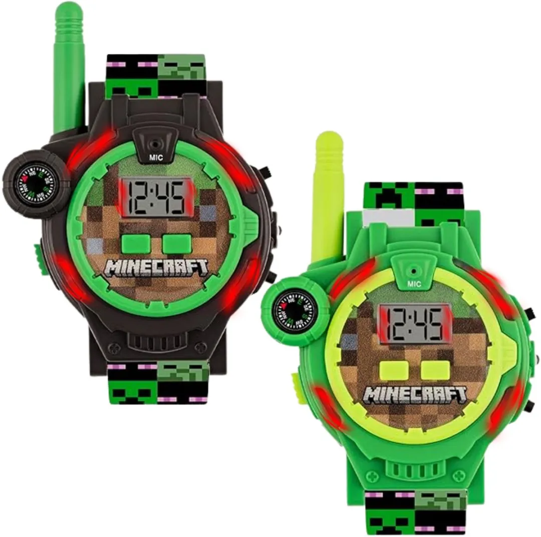 Minecraft Creeper Walkietalkiehorloges - 2 Stuks - Bereik 200m - afbeelding 5 van 6