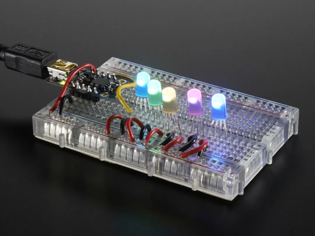 Adafruit NeoPixel WS2811 LED 5mm RGB - Diffuus