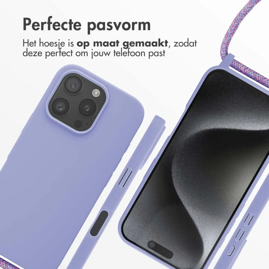 Imoshion Hoesje iPhone 16 Pro Siliconen - Paars