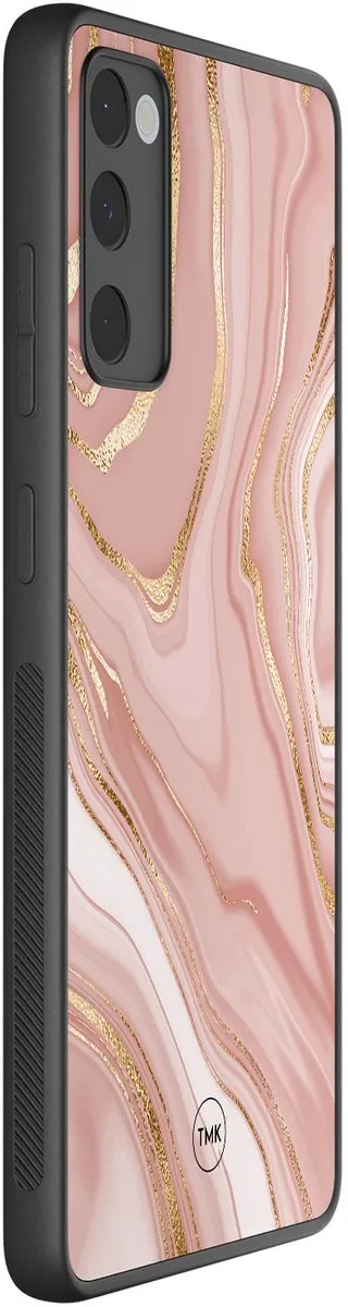 Casevibes S/S20FE/B/012 Hoesje Samsung Galaxy S20 FE - Roze Marble