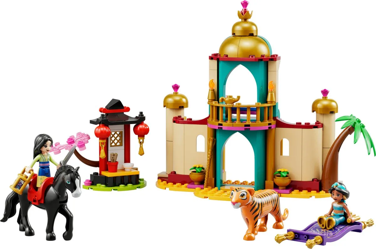 LEGO Disney Jasmines en Mulans Avontuur 43208 - 176 Stenen