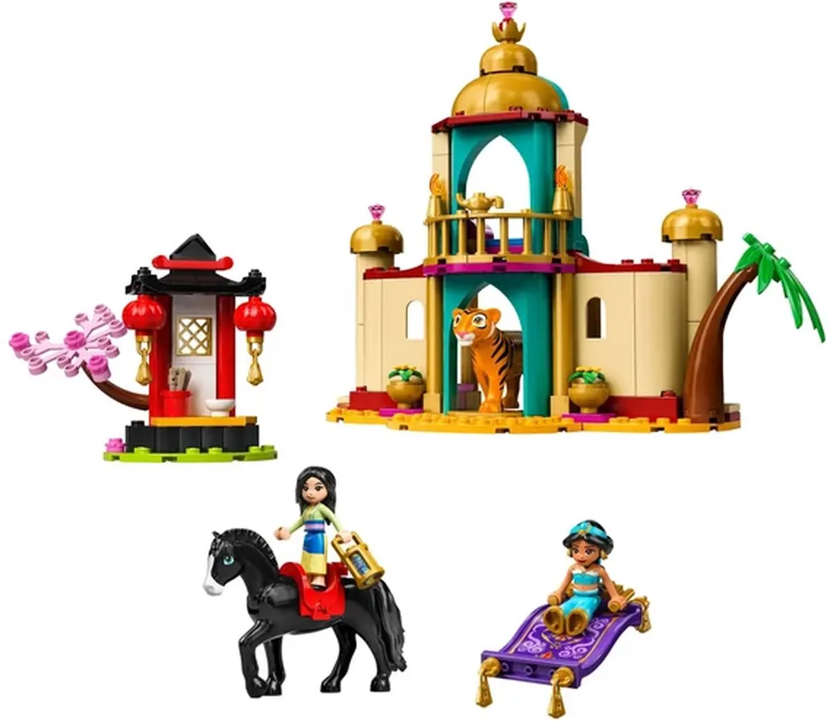 LEGO Disney Jasmines en Mulans Avontuur 43208 - 176 Stenen - afbeelding 6 van 6