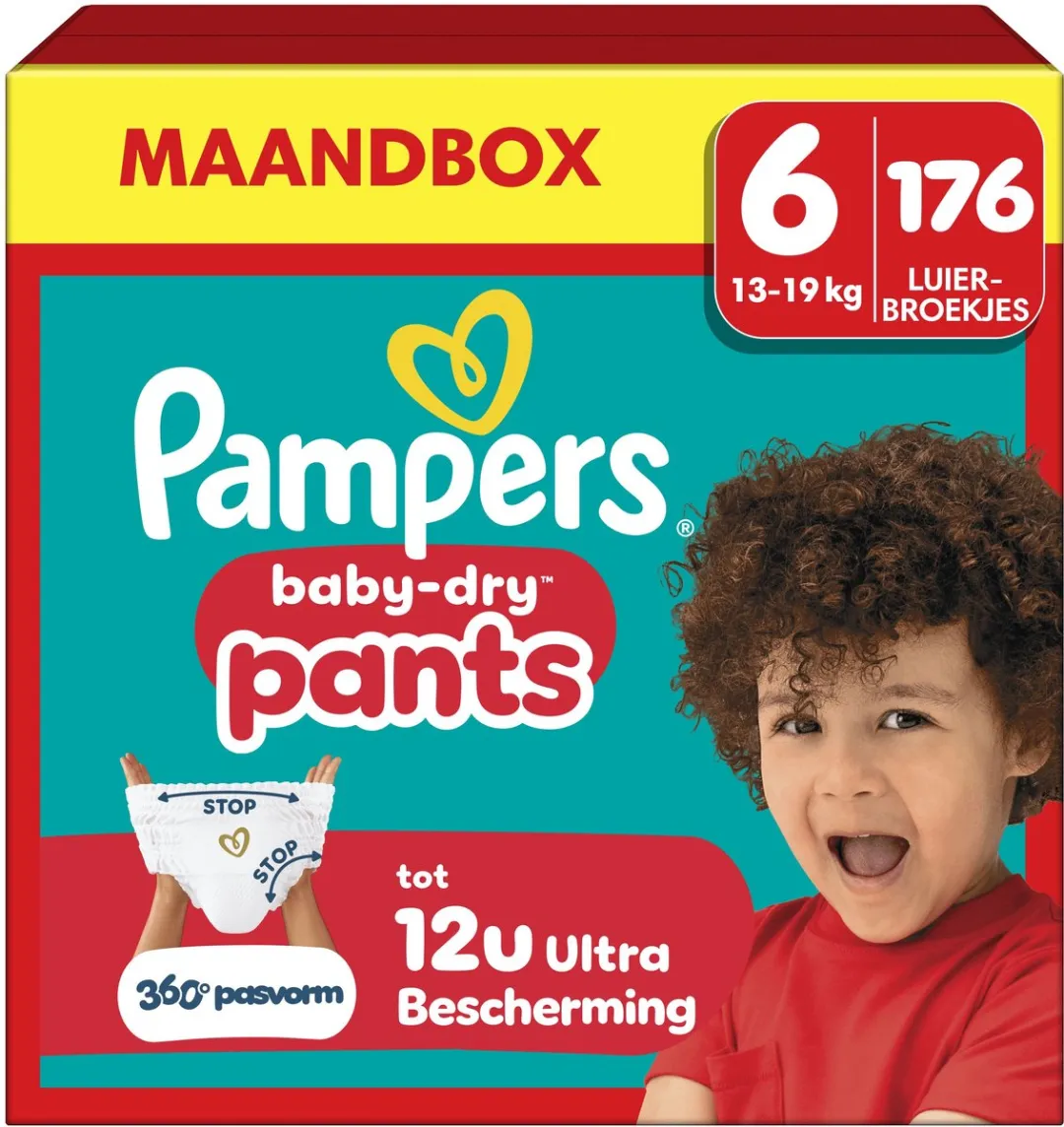 Pampers Baby-Dry Pants Maat 6 - 176 Stuks