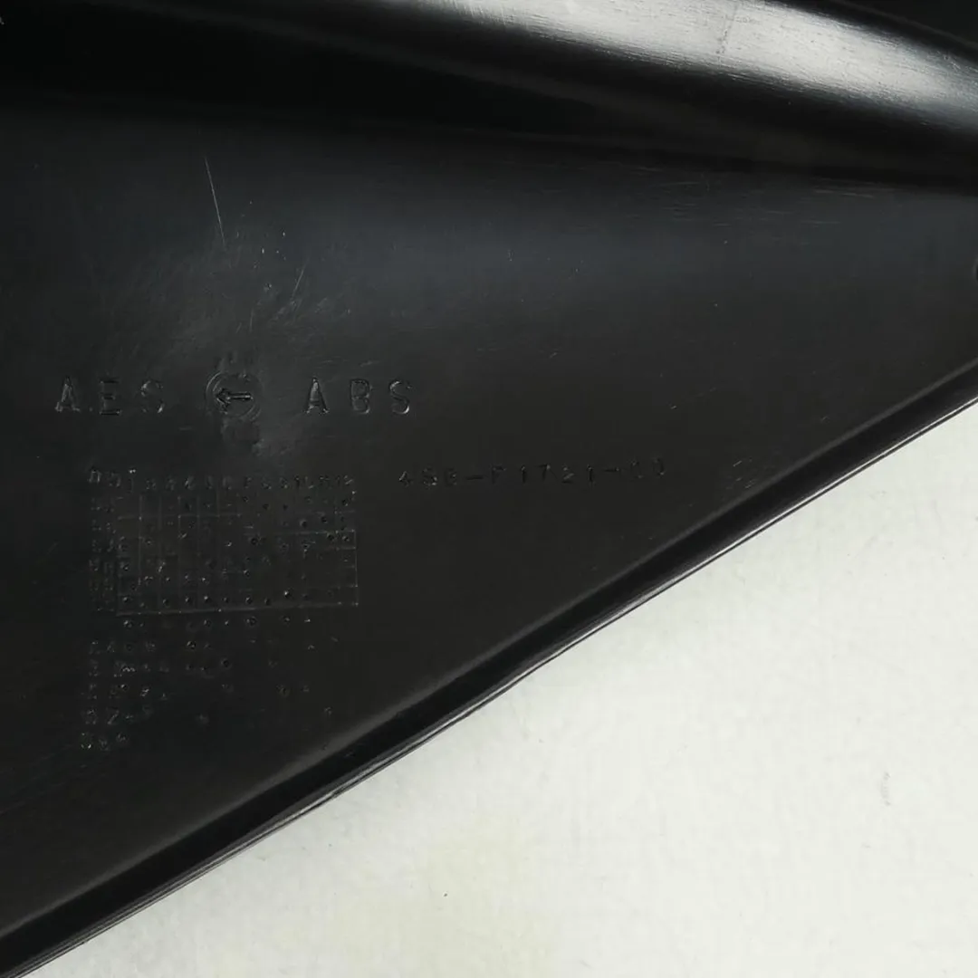 Yamaha 50 Booster Coque Achterkant Links - Zwart