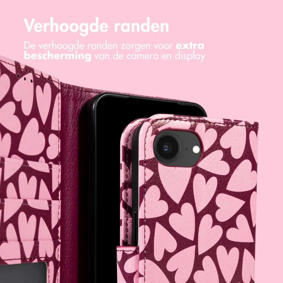 Imoshion Hoesje iPhone 16e - 3 Pasjes - Hearty Blush