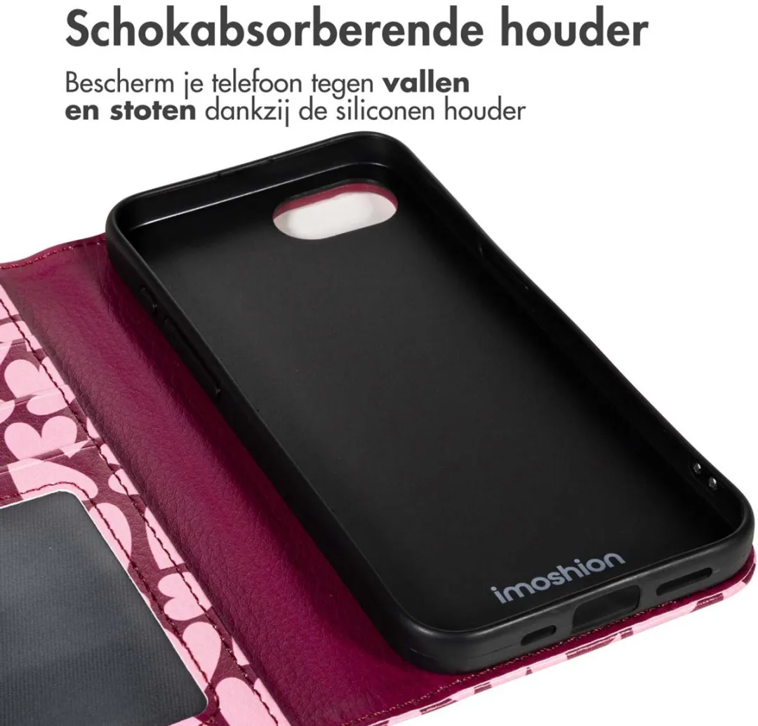 Imoshion Hoesje iPhone 16e - 3 Pasjes - Hearty Blush