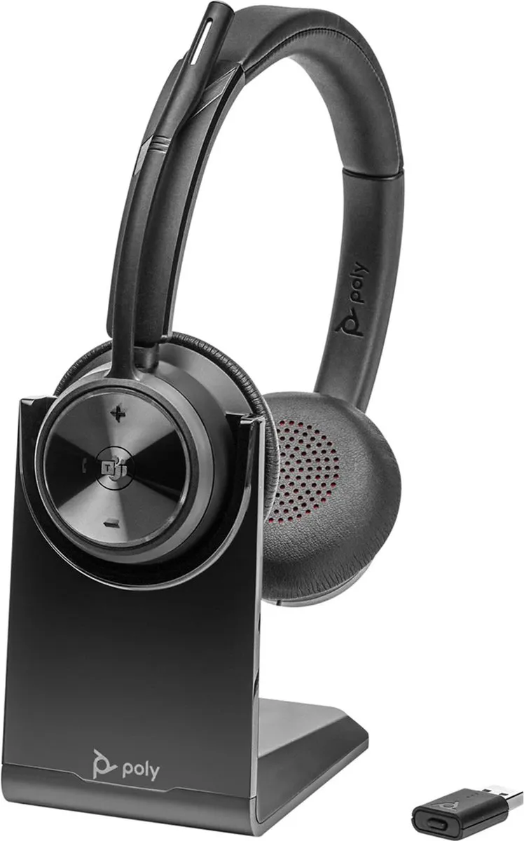 POLY Savi 7320 UC Stereo Microsoft Teams Certified DECT 1880-1900 MHz Headset