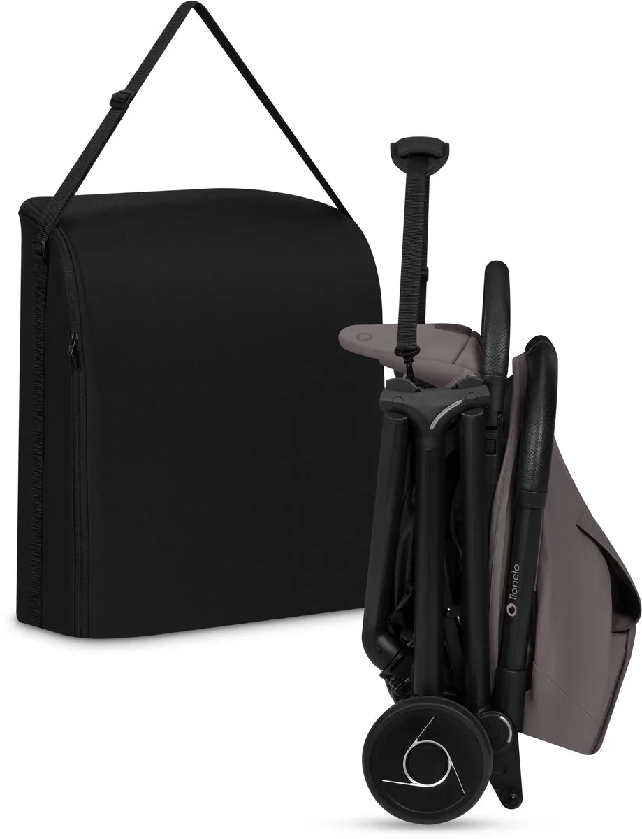 Lionelo Sia Travel Bag Reistas - Zwart