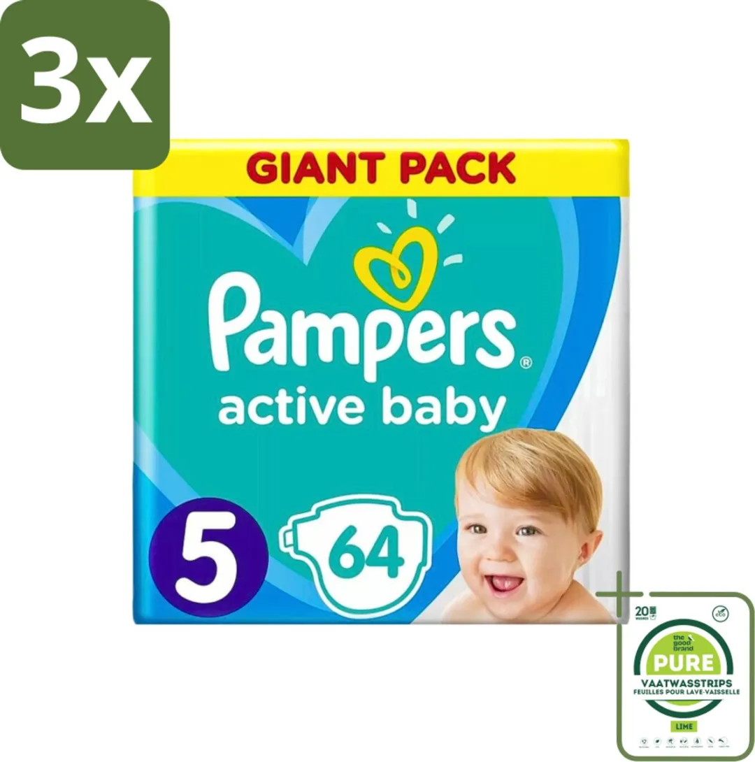 Pampers Active Baby Luiers Maat 5