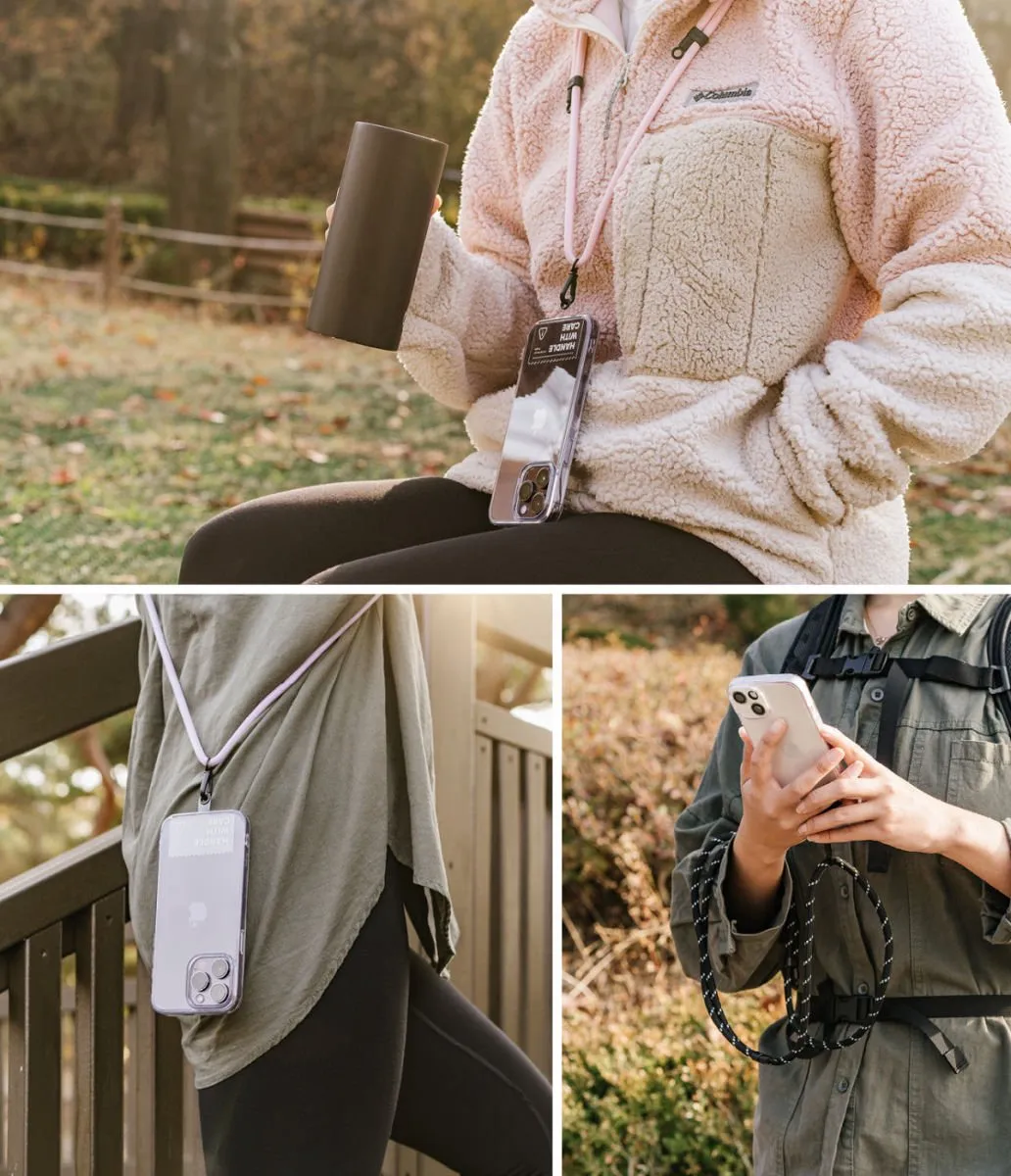 Ringke Holder Link Strap - Universeel Telefoonkoord Zwart