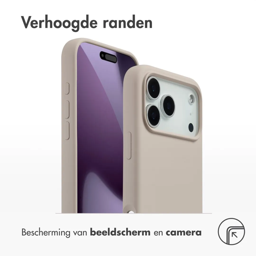 Accezz Hoesje iPhone 17 Pro Max - MagSafe - Beige