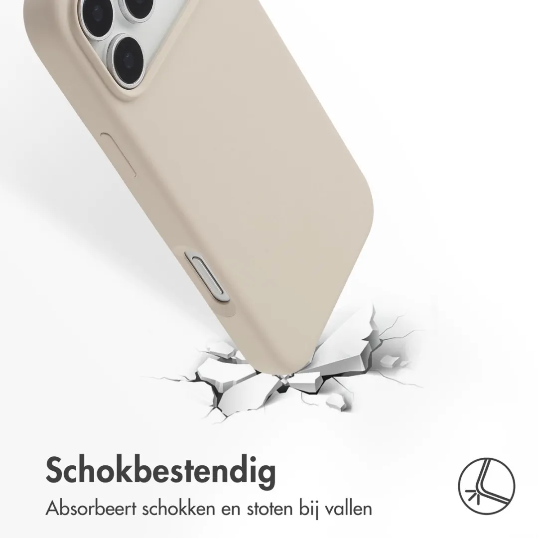 Accezz Hoesje iPhone 17 Pro Max - MagSafe - Beige