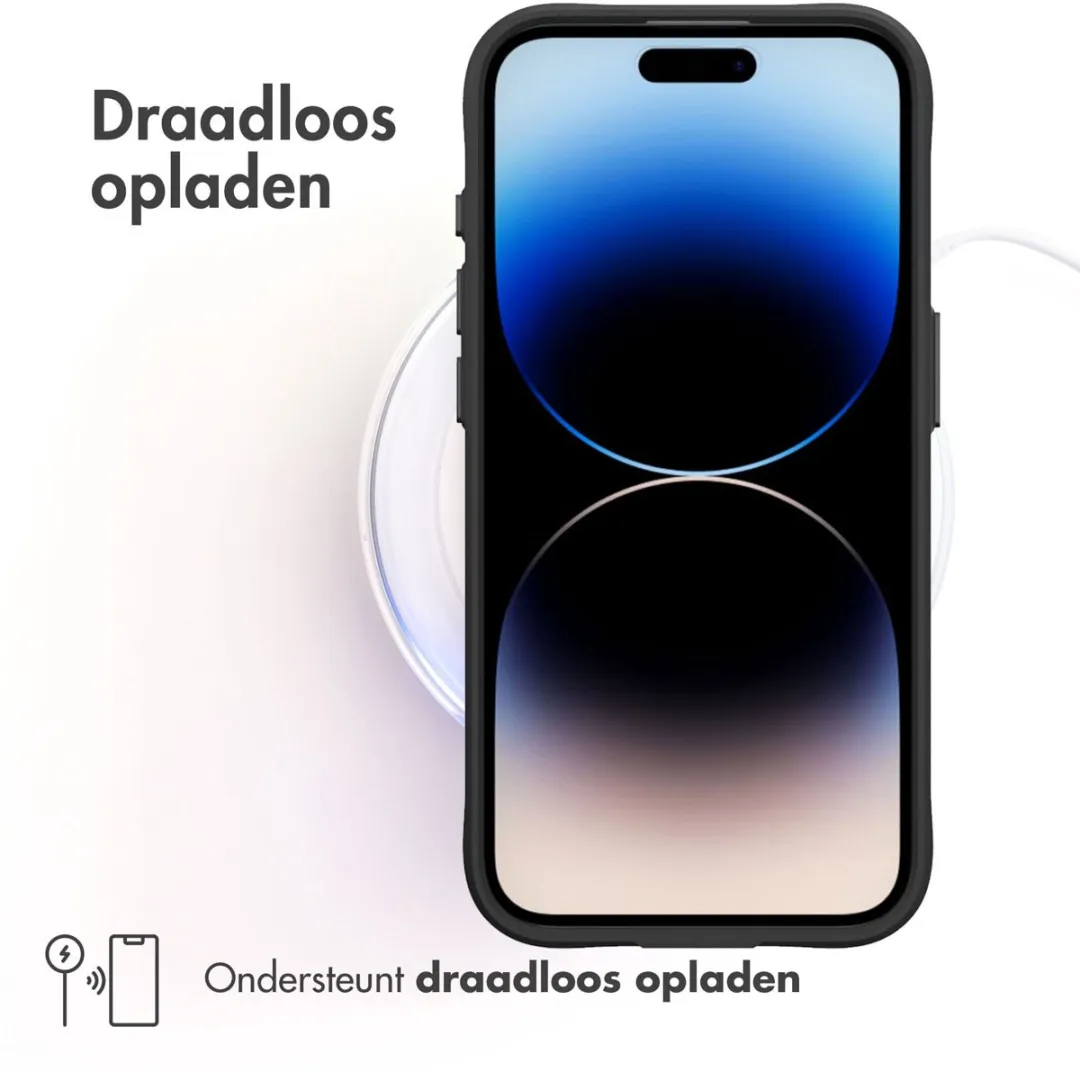 Imoshion Hybrid Carbon Hoesje iPhone 15 Pro Max - Zwart