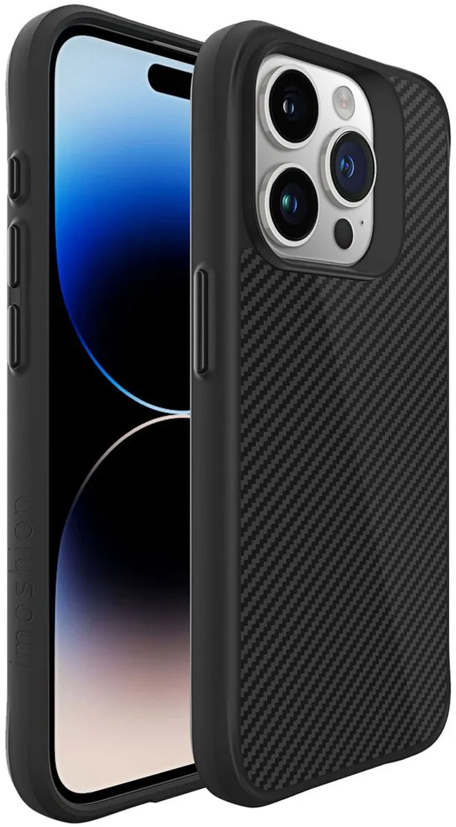 Imoshion Hybrid Carbon Hoesje iPhone 15 Pro Max
