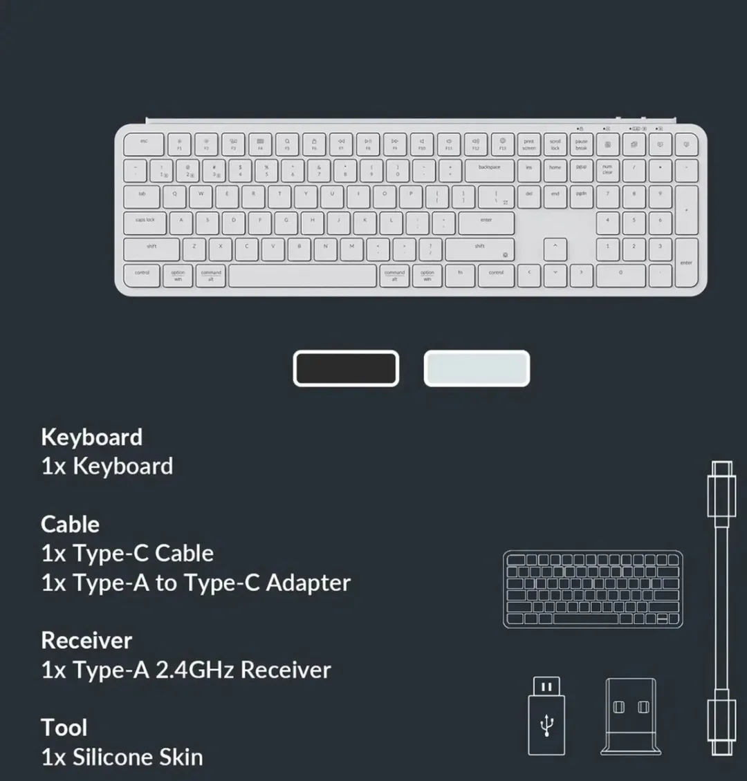 Keychron B6 Pro B6P-K1 Toetsenbord - Grijs