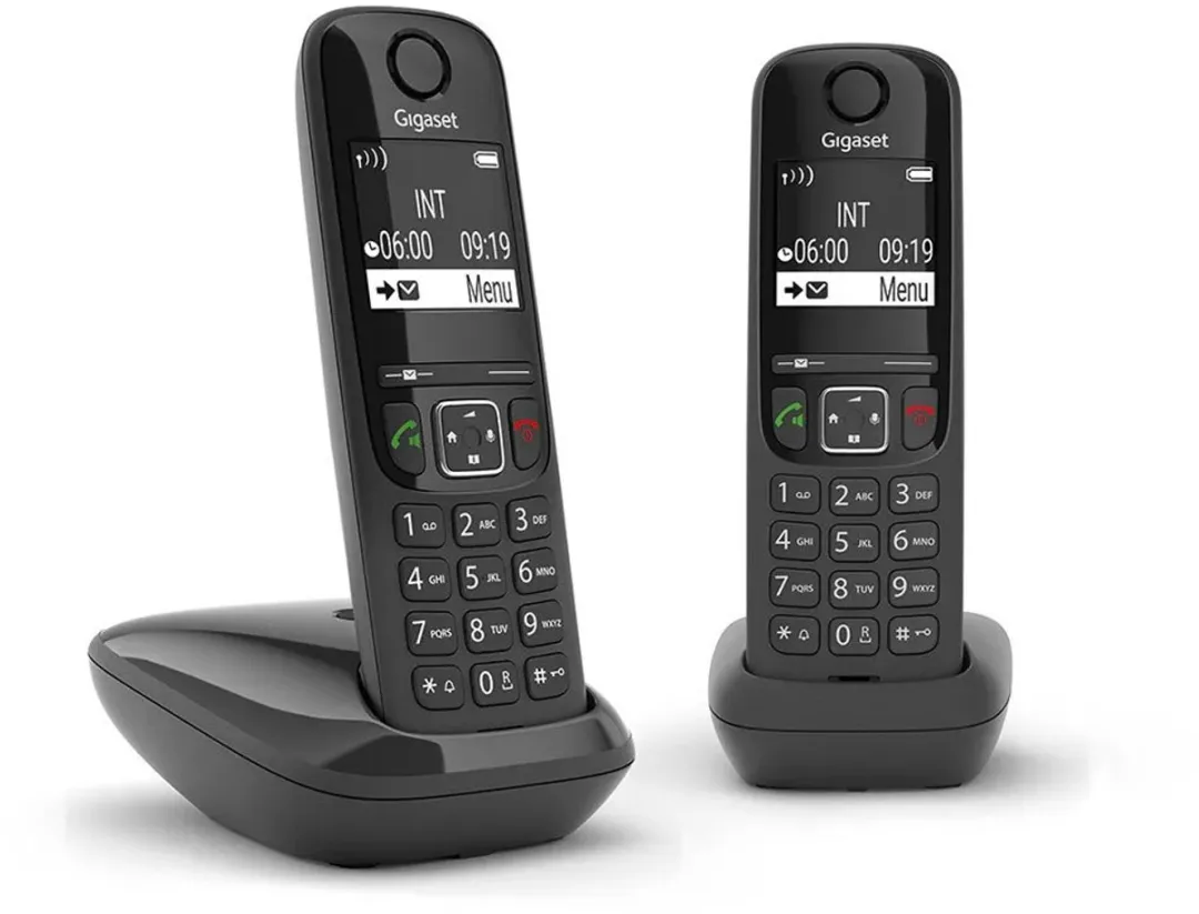 Gigaset AS690 Draadloos Telefoontoestel - 2 Handsets - Zwart